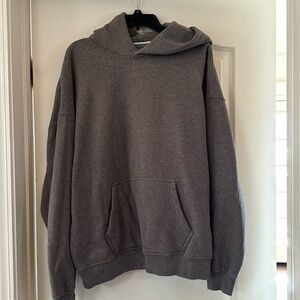 Abercrombie Men’s Essential Hoodie Heather Brown